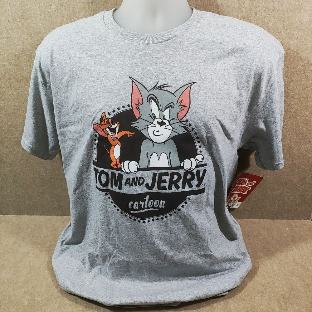 Warner Bros. Tom and Jerry Short Sleeve T-Shirt -Q